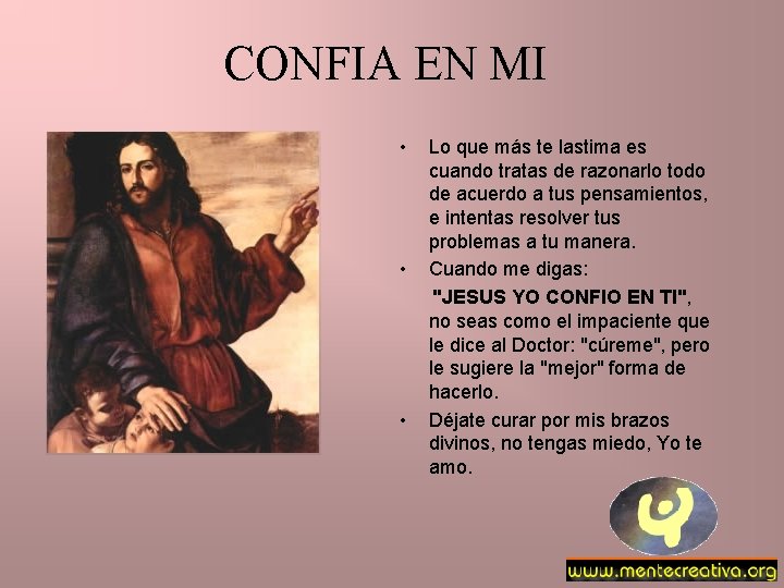 CONFIA EN MI • • Lo que más te lastima es cuando tratas de
