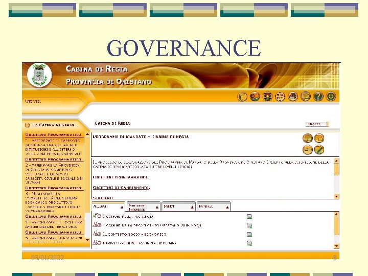 GOVERNANCE 03/01/2022 8 