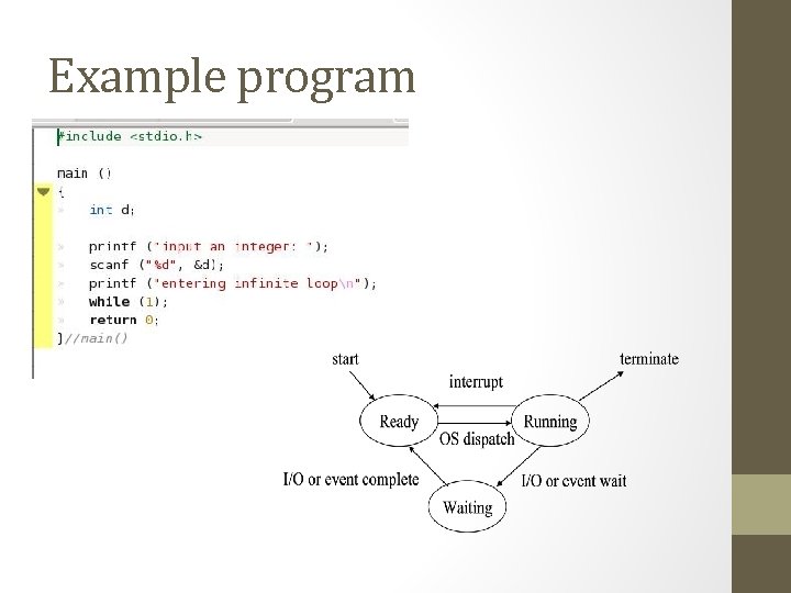 Example program 