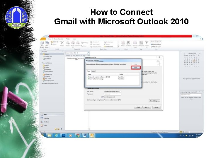 How to Connect Gmail with Microsoft Outlook 2010 