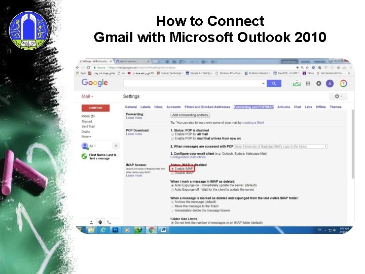 How to Connect Gmail with Microsoft Outlook 2010 