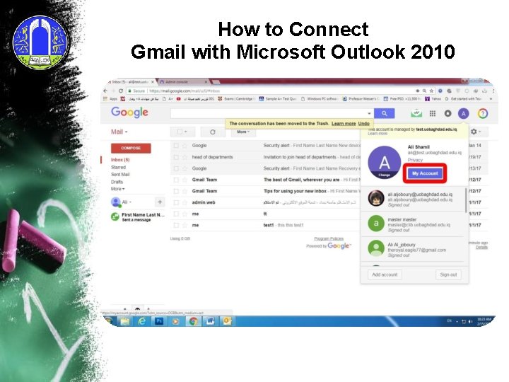 How to Connect Gmail with Microsoft Outlook 2010 