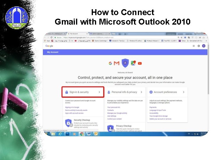 How to Connect Gmail with Microsoft Outlook 2010 