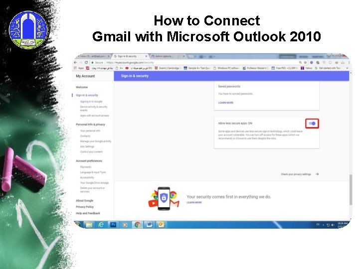 How to Connect Gmail with Microsoft Outlook 2010 