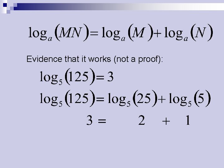 Evidence that it works (not a proof): 