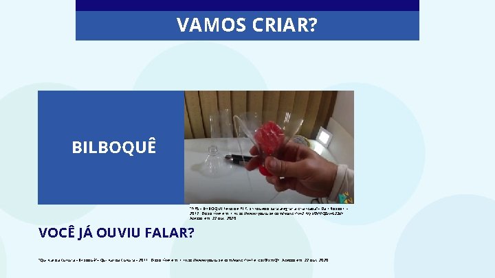 VAMOS CRIAR? BILBOQUÊ “TIPS - BILBOQUE feito de PET, brinquedo para alegrar a criançada”–