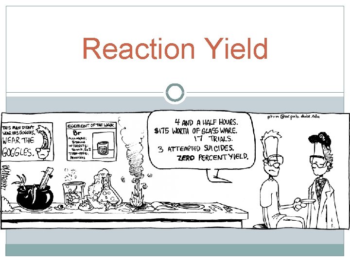 Reaction Yield Reaction Yield