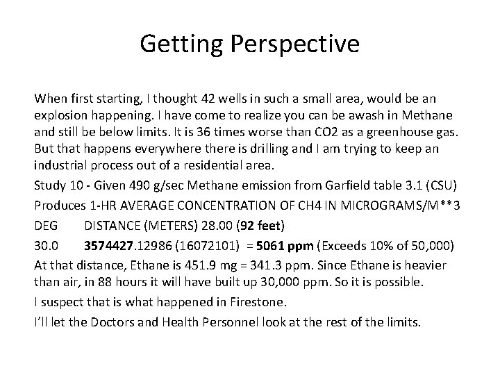Getting Perspective When first starting, I thought 42 wells in such a small area,