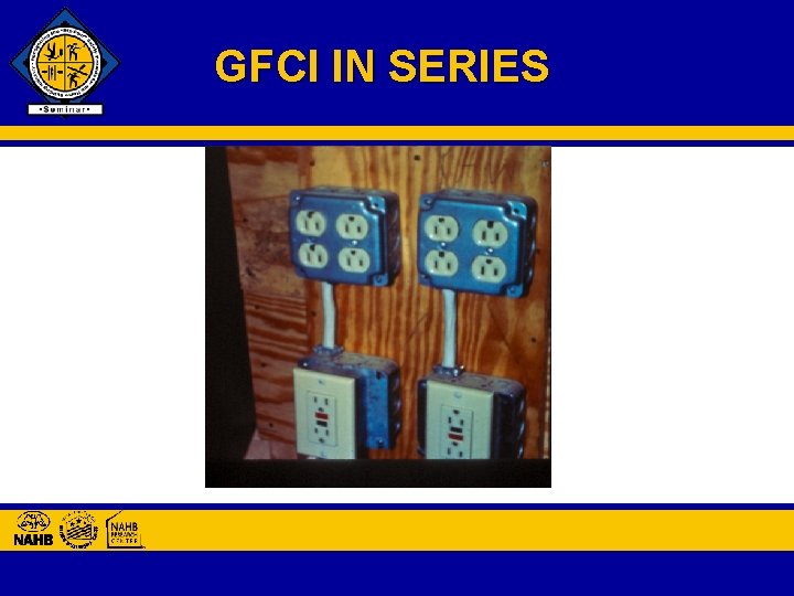 GFCI IN SERIES 