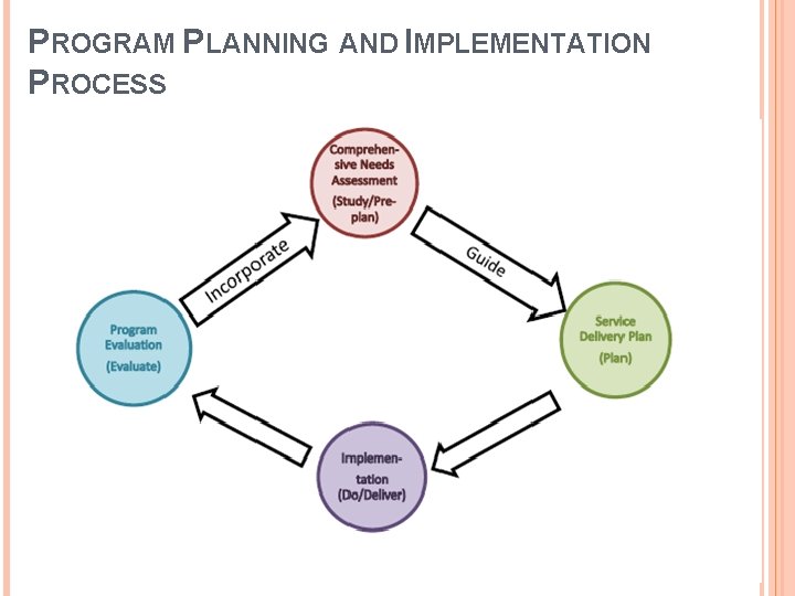 PROGRAM PLANNING AND IMPLEMENTATION PROCESS 