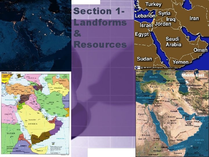 Section 1 Landforms & Resources 