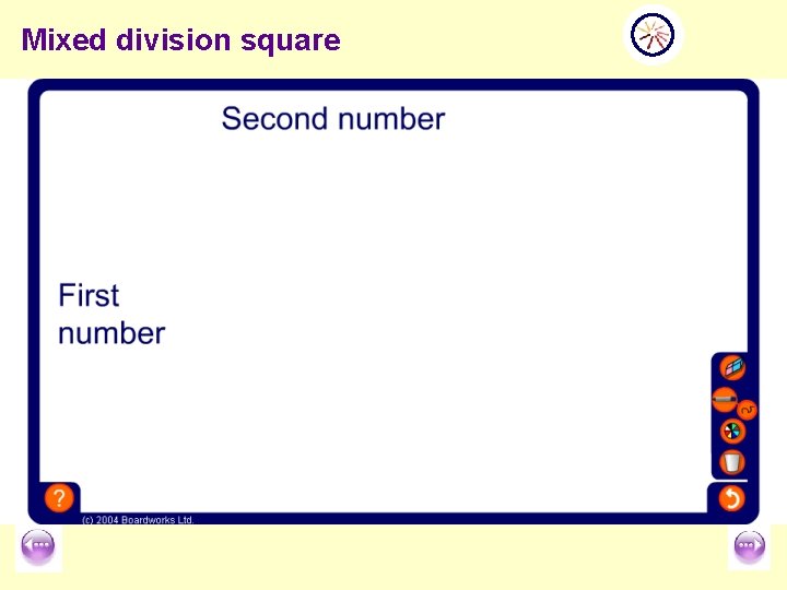 Mixed division square 