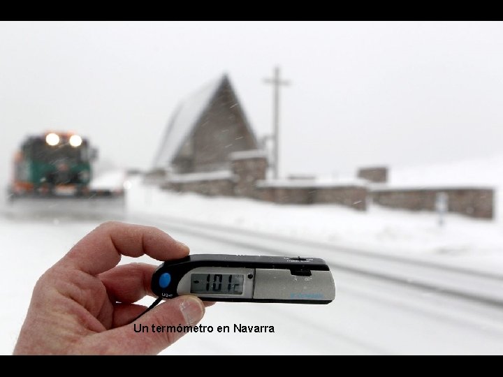 Un termómetro en Navarra 