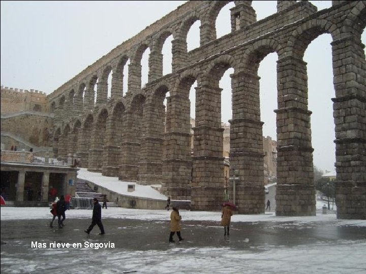 Mas nieve en Segovia 