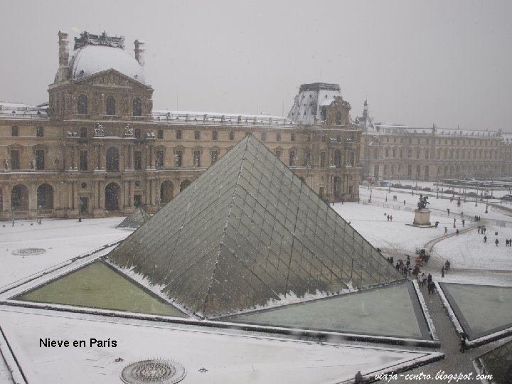 Nieve en París 