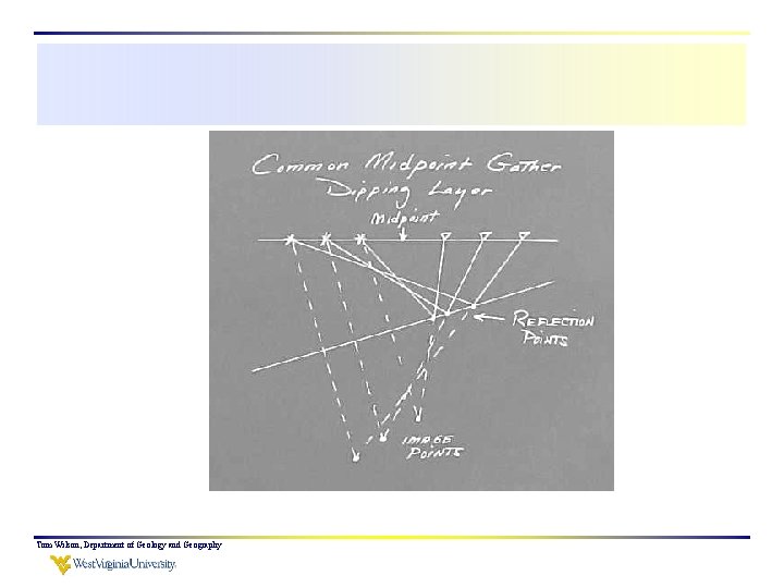 Tom Wilson, Department of Geology and Geography 