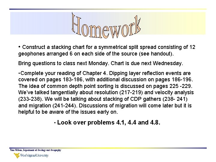  • Construct a stacking chart for a symmetrical split spread consisting of 12