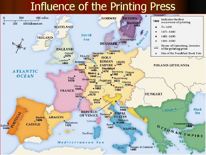 Influence of the Printing Press 