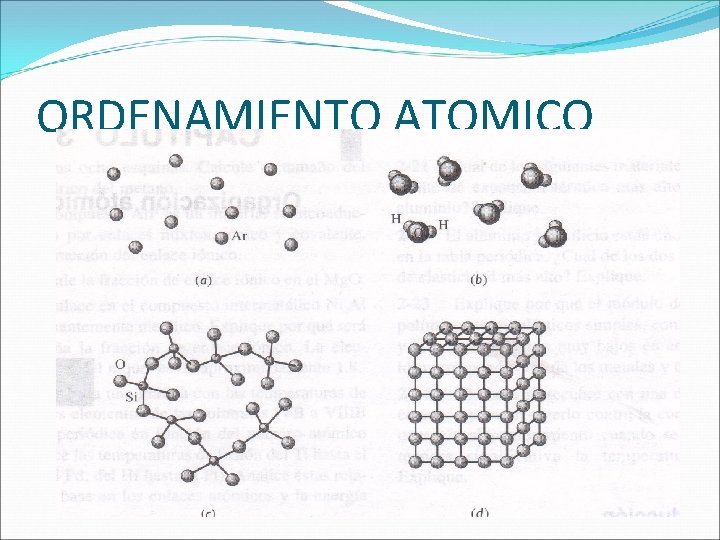 ORDENAMIENTO ATOMICO 