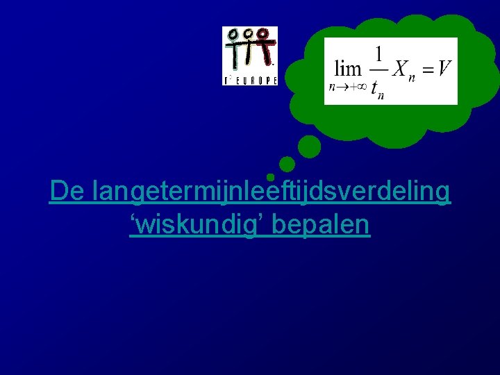 De langetermijnleeftijdsverdeling ‘wiskundig’ bepalen 