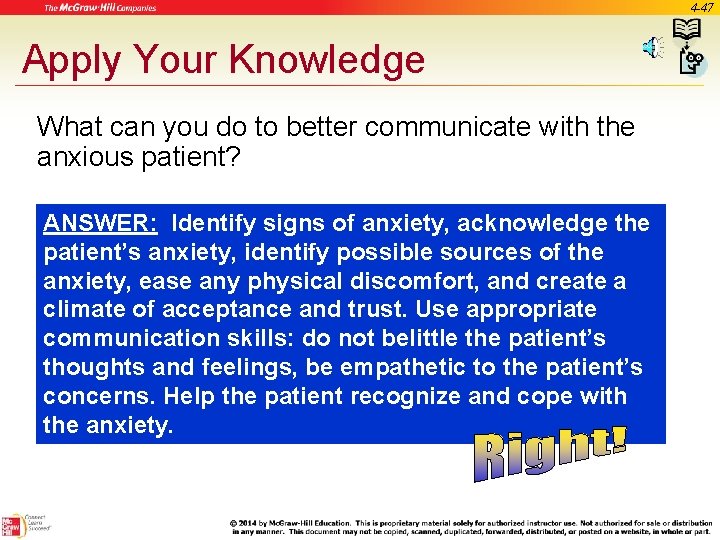 4 -47 Apply Your Knowledge What can you do to better communicate with the