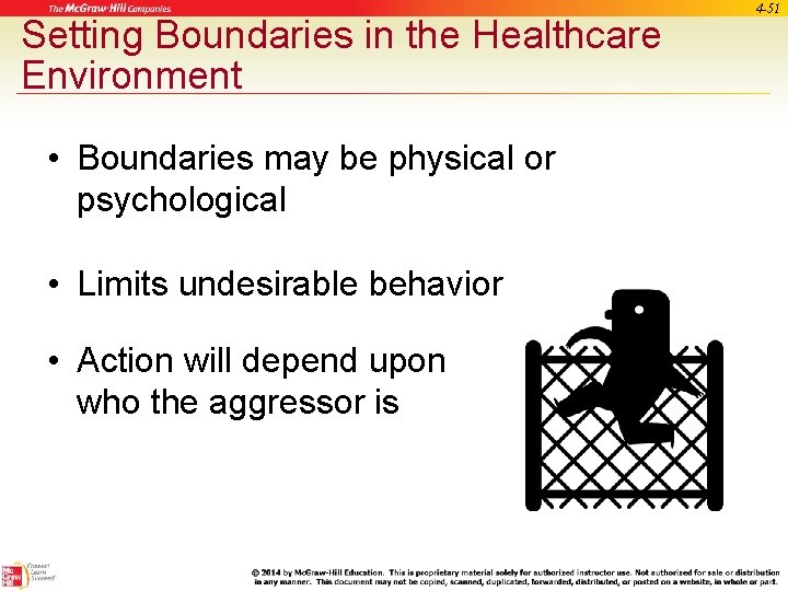 Setting Boundaries in the Healthcare Environment • Boundaries may be physical or psychological •