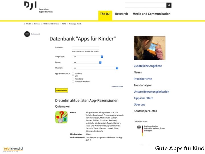 Gute Apps für Kinde 