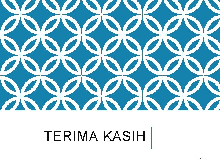 TERIMA KASIH 27 