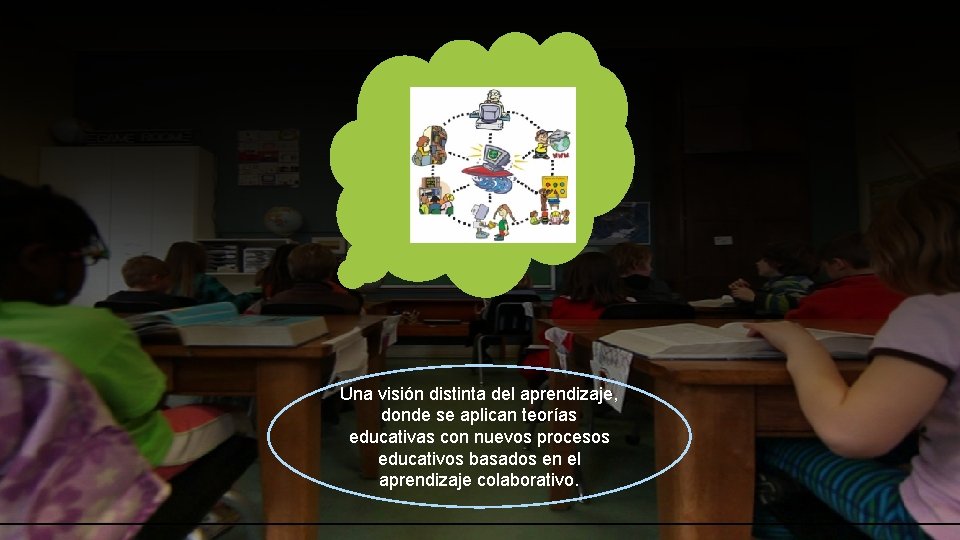 Una visión distinta del aprendizaje, donde se aplican teorías educativas con nuevos procesos educativos