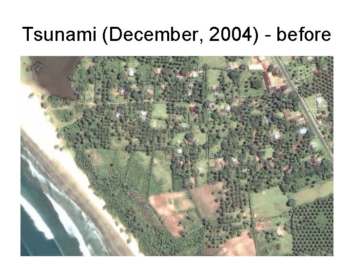 Tsunami (December, 2004) - before 