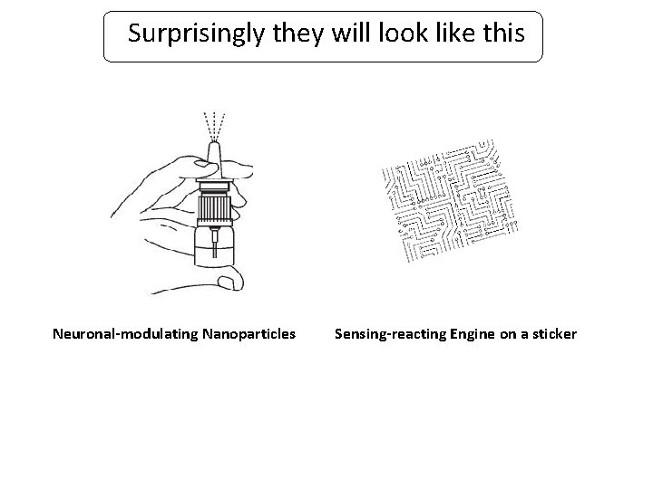 Surprisingly they will look like this Neuronal-modulating Nanoparticles Sensing-reacting Engine on a sticker 