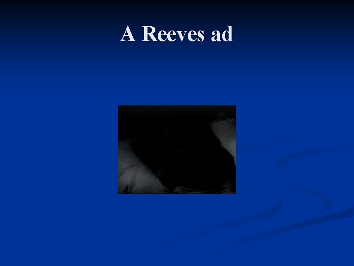 A Reeves ad 