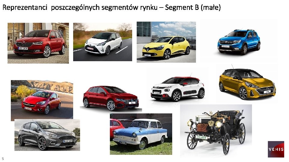 Reprezentanci poszczególnych segmentów rynku – Segment B (małe) 5 