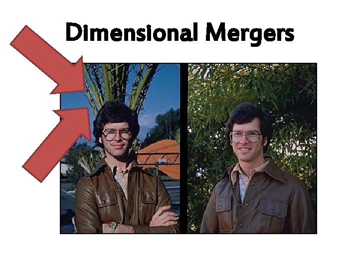 Dimensional Mergers 