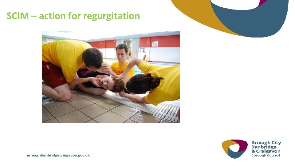 SCIM – action for regurgitation 
