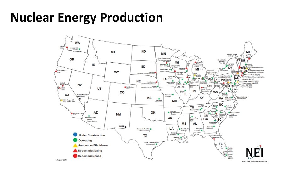 Nuclear Energy Production 