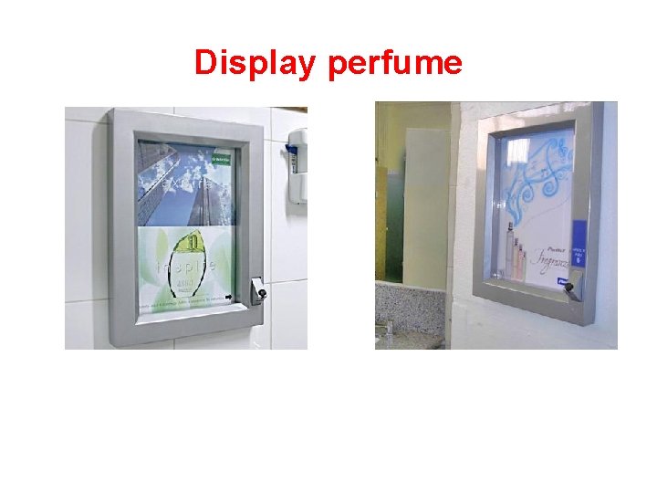 Display perfume 