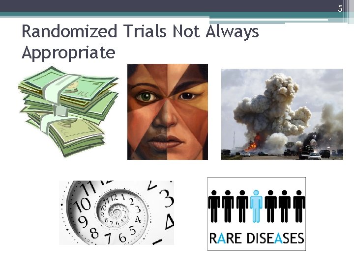 5 Randomized Trials Not Always Appropriate 