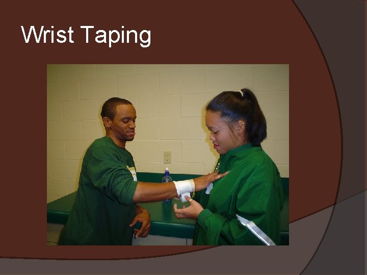 Wrist Taping 