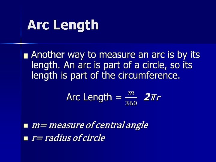 Arc Length n 