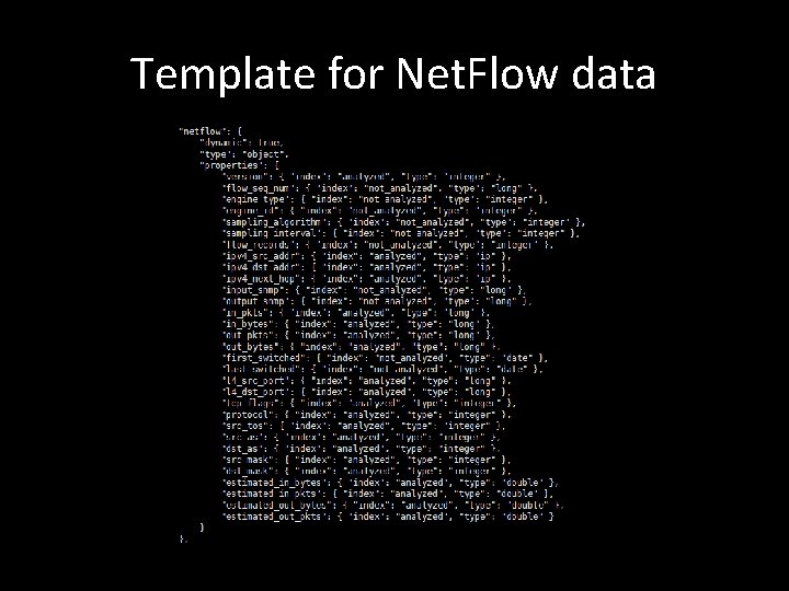 Template for Net. Flow data 