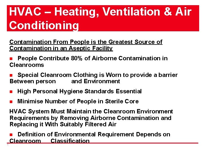 HVAC – Heating, Ventilation & Air Conditioning Contamination From People is the Greatest Source