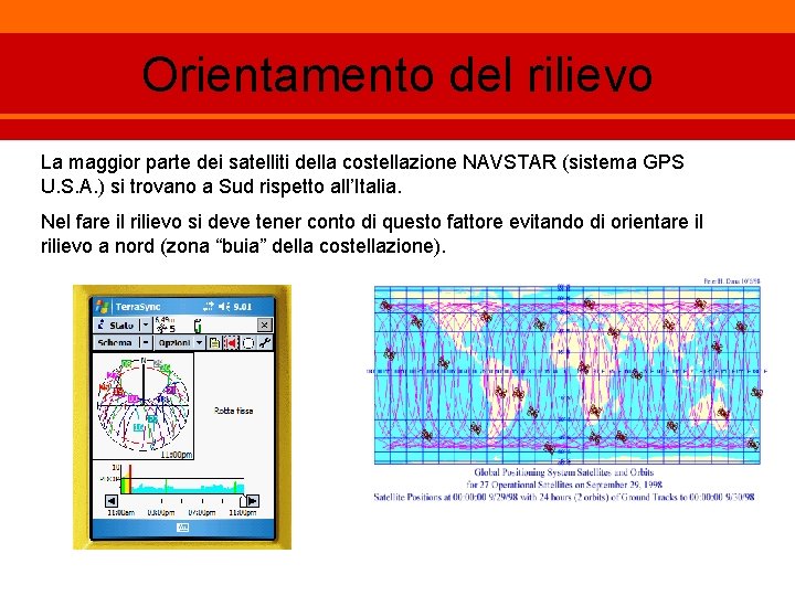 GPS professionali Principali caratteristiche Costo elevato Antenna