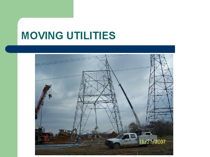 MOVING UTILITIES 