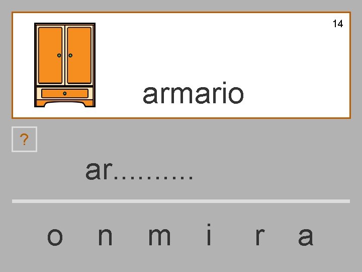 14 armario ? ar. . o n m i r a 