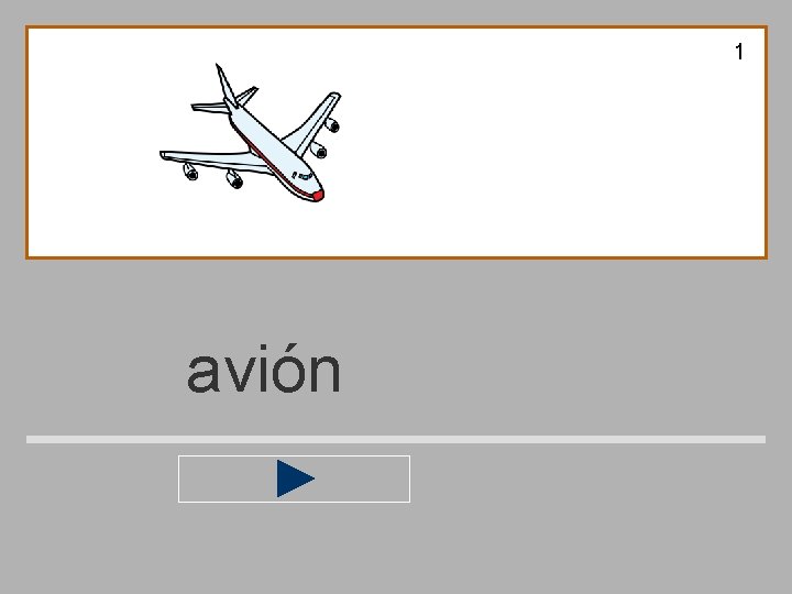 1 avión 