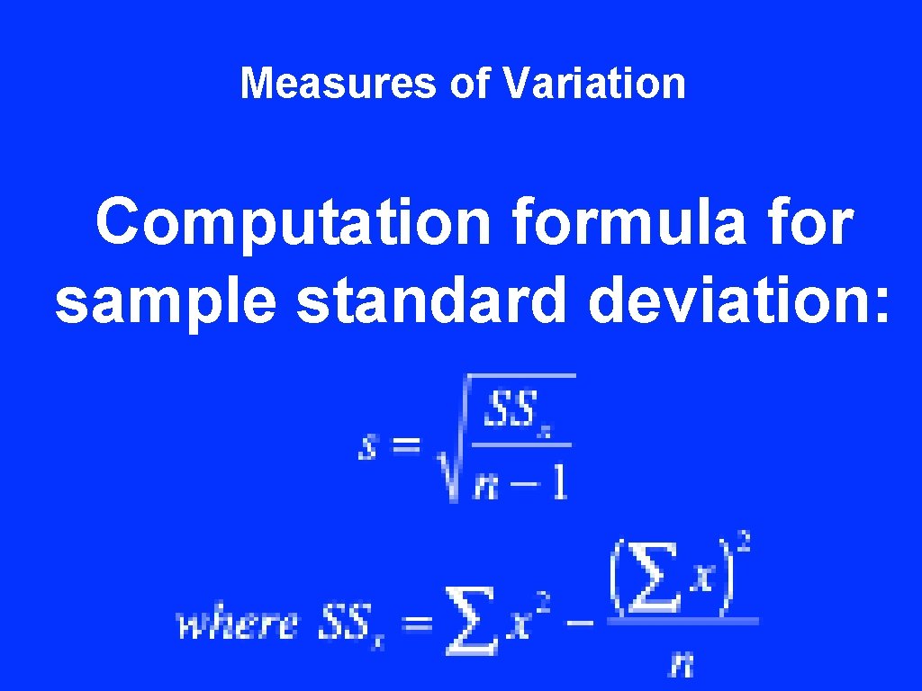 Understanding Basic Statistics Chapter 26 Averages and Variations