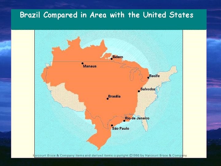 Brazil Compared in Area with the United States 