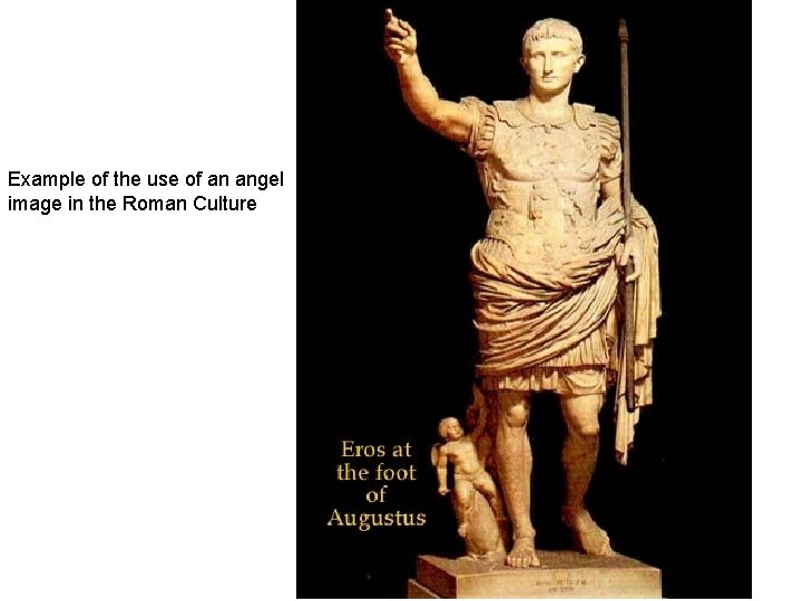 Example of the use of an angel image in the Roman Culture 