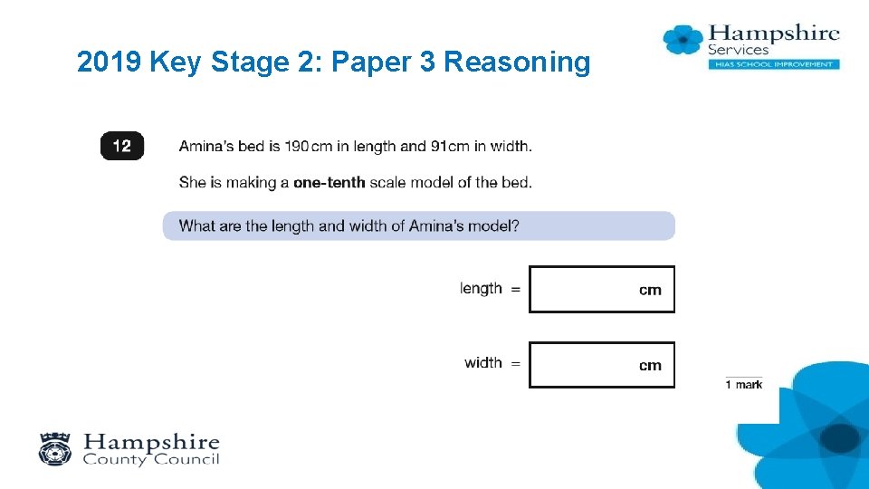 2019 Key Stage 2: Paper 3 Reasoning 